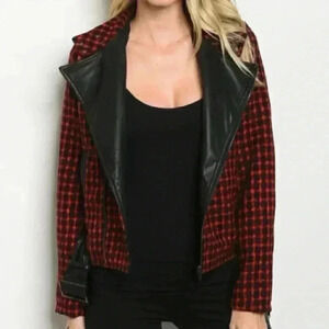 Red & Black Checkered Jacket